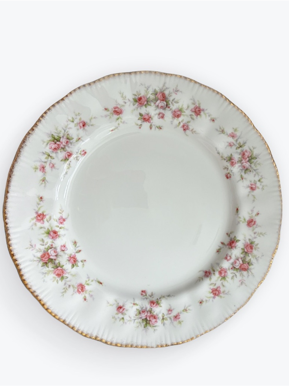 Set of 6 Paragon Victoriana Rose China Plates England Rare